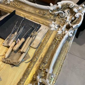 Restaurations de cadres anciens : détail - photo 2