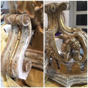 Restauration d'une console d'applique - photo 5