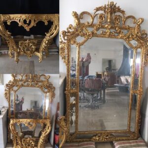Restauration d'une console miroir - photo 12