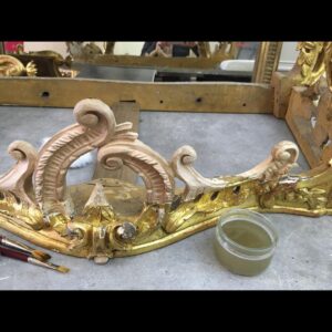 Restauration d'une console miroir - photo 13