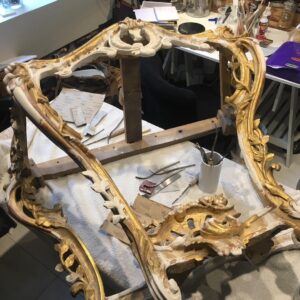 Restauration d'une console miroir - photo 4
