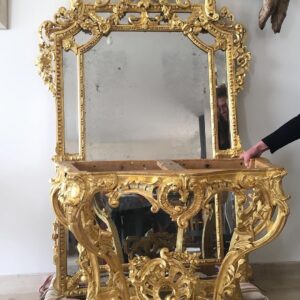 Restauration d'une console miroir - photo 11